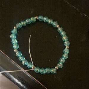 Elegant Blue Beaded Bracelet